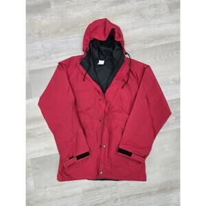 Vtg 1995 GORE-TEX Mountain Jacket Red Medium Made in USA Technical Shell Rare